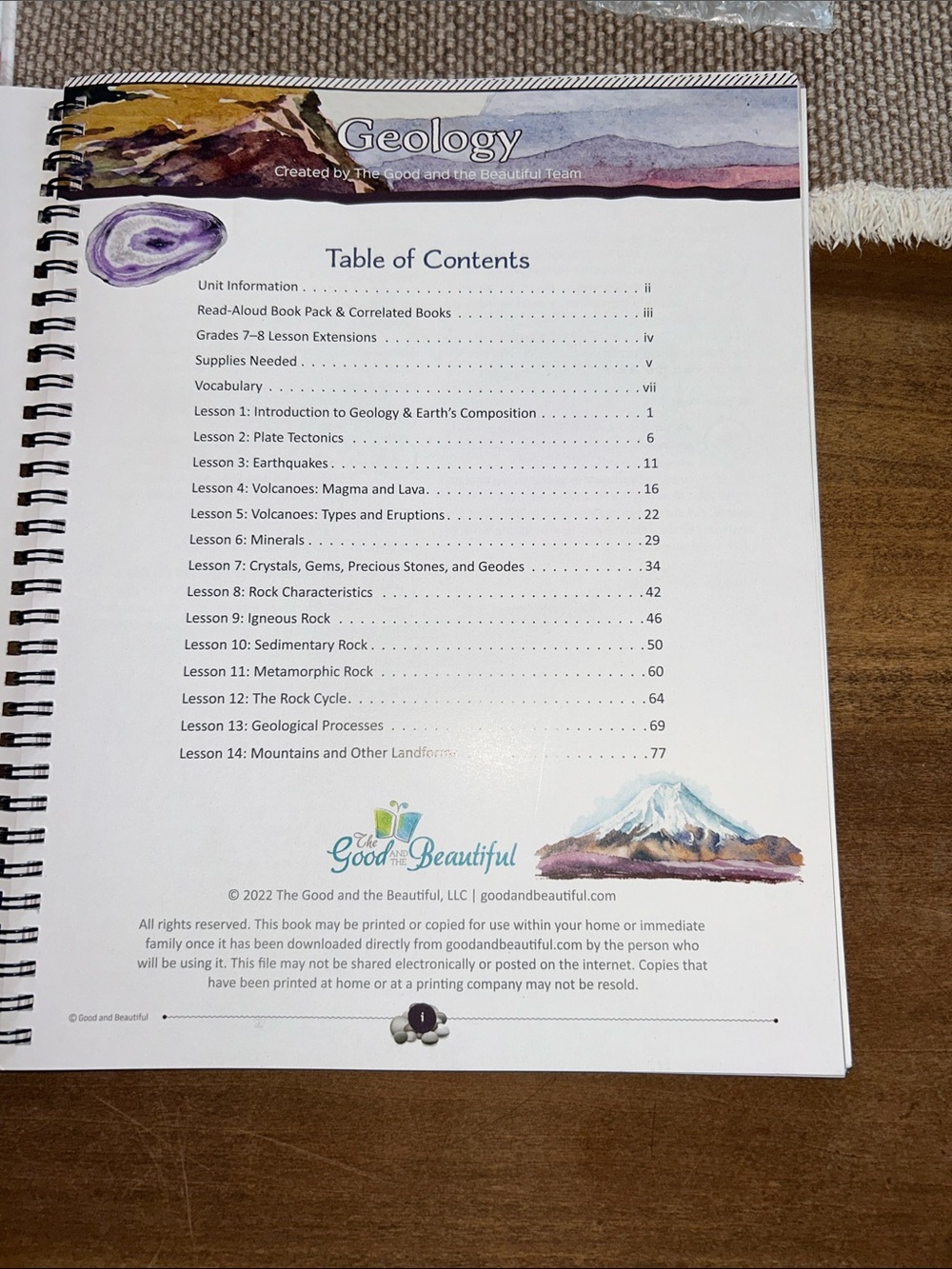 The Good And The Beautiful Geology Course kit - Picture 4 of 13